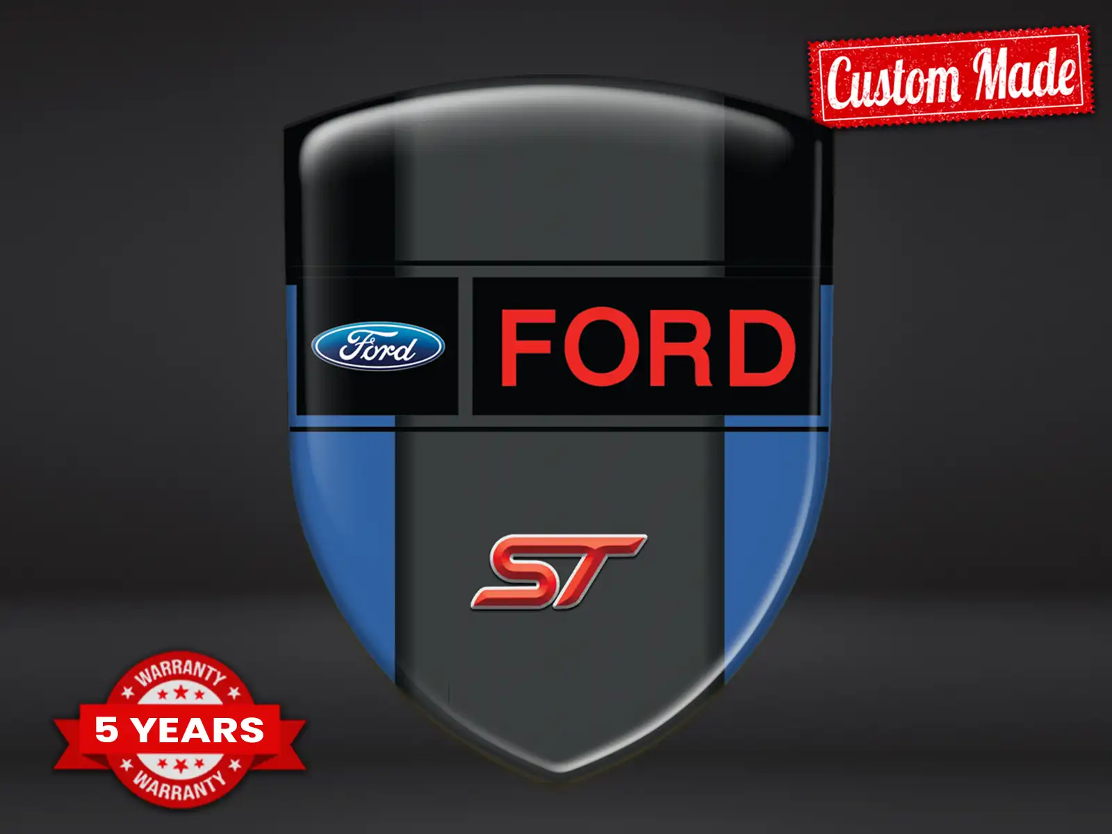 Ford Autosticker Racing Professionell Anpassbar